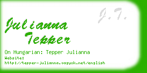 julianna tepper business card